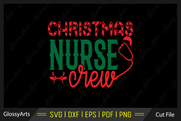 Christmas Nurse Crew Svg Cutting File: A Designer's Take