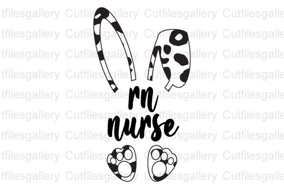 Easter Bunny Rn Nurse, Easter Bunny SVG