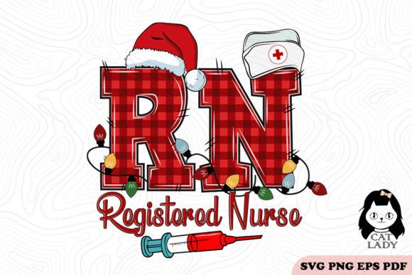 Registered Nurse Plaid Pattern SVG PNG Review